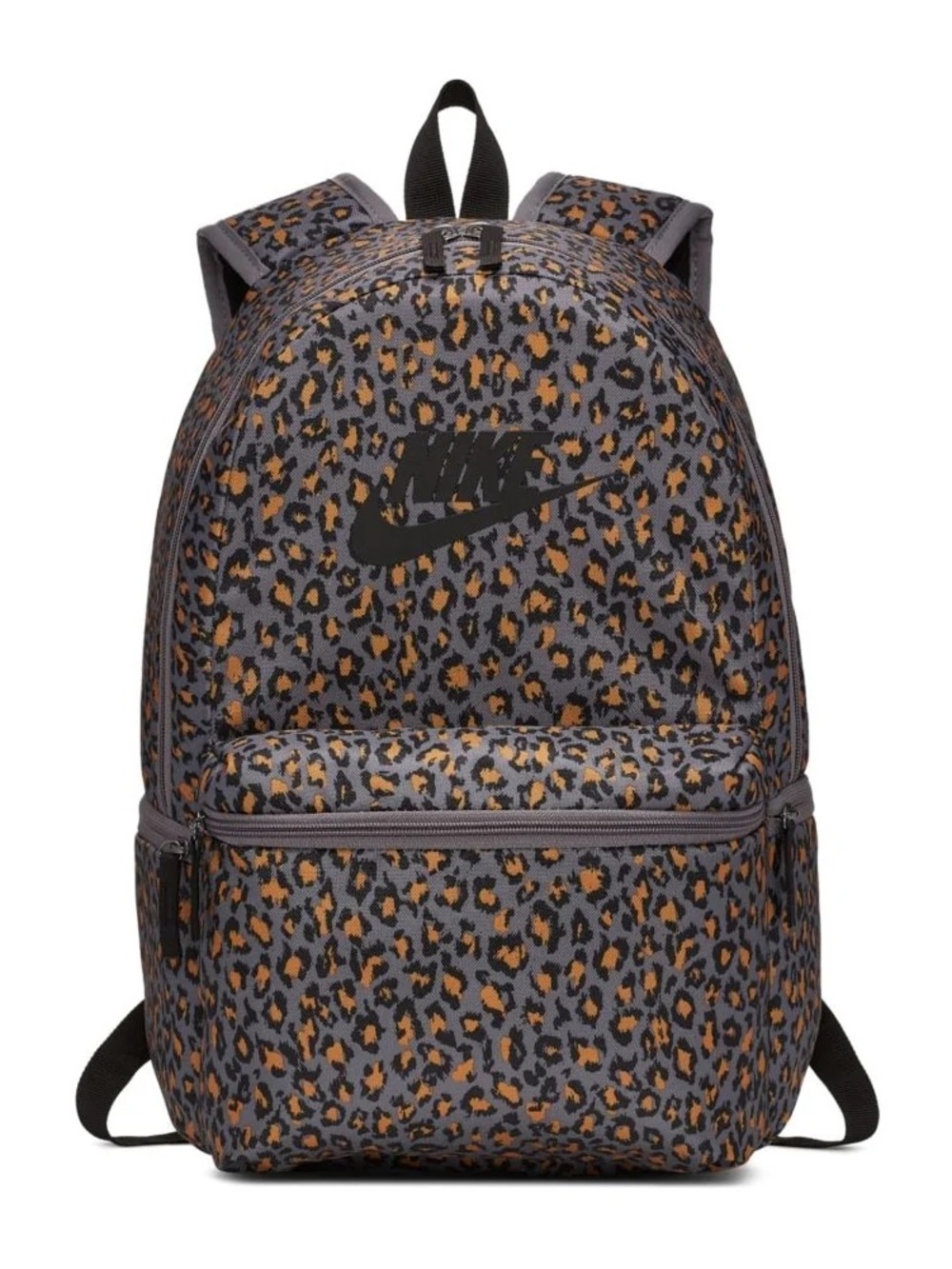 Nike Leopard Print Heritage Backpack - Gray & Brown Leopard Spots